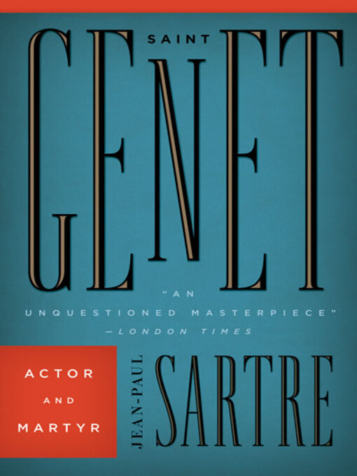 Title details for Saint Genet by Jean-Paul Sartre - Available